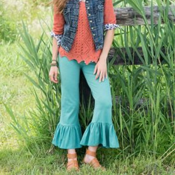 matilda jane womens big ruffle pants